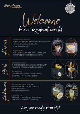 Our Cocktail Menu - Check out our Cocktail Menu! Our Cocktail Menu - Check out our Cocktail Menu!