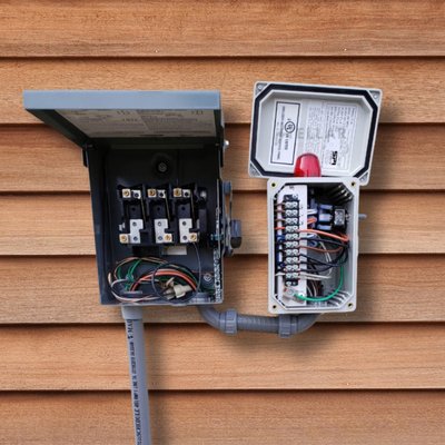 Septic Control Panel Repair - A septic control panel we serviced. We can install, troubleshoot and repair septic control and alarm panels. Septic Control Panel Repair - A septic control panel we serviced. We can install, troubleshoot and repair septic control and alarm panels.