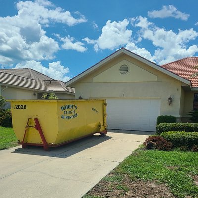 20 Yard Dumpster In North Port, FL - Our 20 yard dumpster rentals are the perfect solution for homeowners in North Port, FL tackling cleanouts, remodeling, or landscaping projects. With enough space to handle furniture, appliances, yard debris, and renovation materials, a 20 yard dumpster is ideal for medium-sized residential jobs. Convenient delivery and pickup make it easy to keep your property clean and clutter-free. Serving North Port and surrounding areas, we provide affordable dumpster rentals with fast service and flexible scheduling. 20 Yard Dumpster In North Port, FL - Our 20 yard dumpster rentals are the perfect solution for homeowners in North Port, FL tackling cleanouts, remodeling, or landscaping projects. With enough space to handle furniture, appliances, yard debris, and renovation materials, a 20 yard dumpster is ideal for medium-sized residential jobs. Convenient delivery and pickup make it easy to keep your property clean and clutter-free. Serving North Port and surrounding areas, we provide affordable dumpster rentals with fast service and flexible scheduling.