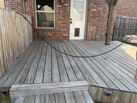 Pressure washing - Traveled to forney to get my brothers deck and drive way cleaned up Pressure washing - Traveled to forney to get my brothers deck and drive way cleaned up