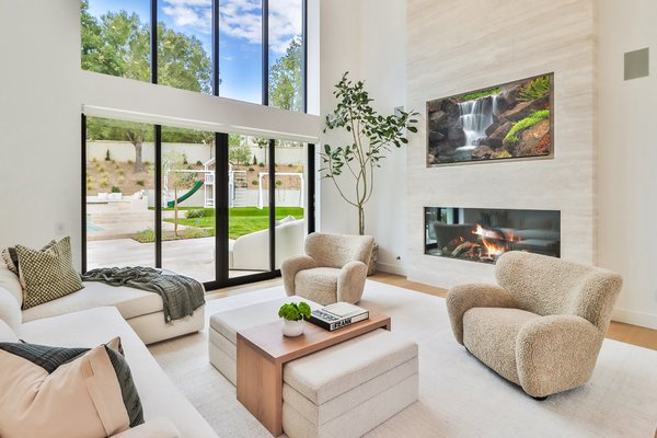 Calabasas Project - Full Smart Home Automation system that includes the following:
1. Audio-Video Distribution throughout the home
2. Dedicated Home Theater with acoustics, seating, starlight ceiling, projector and 100" screen
3. Lighting Control
4. Motorized Shade Control
5. Security Cameras
6. Backyard Audio-Video Entertainment
7. Wi-Fi & Networking
