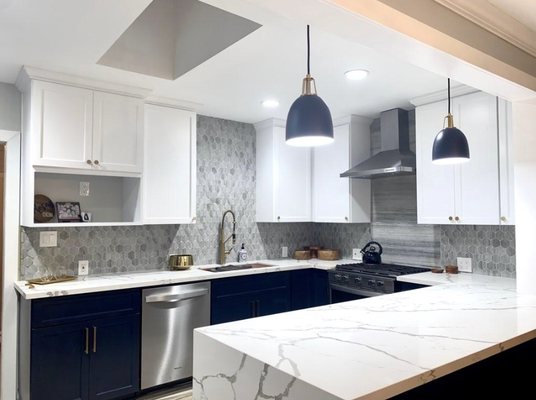 Kitchen Remodel in Monrovia - Full Kitchen Remodel Before and After