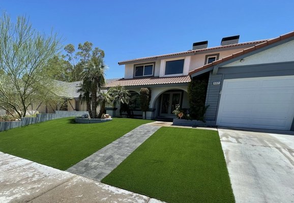 Artificial Turf Installation + Putting Green Installation - If you’re the type of person who can’t wait to get on the course after a long week of work, this option is exactly what you need. We can create your very own putting course with the finest putting green in the valley. We have putting greens from 4 to 10 speeds, customizable flags and plastic/aluminum cups. Take this opportunity to level up your ace skills! Artificial Turf Installation + Putting Green Installation - If you’re the type of person who can’t wait to get on the course after a long week of work, this option is exactly what you need. We can create your very own putting course with the finest putting green in the valley. We have putting greens from 4 to 10 speeds, customizable flags and plastic/aluminum cups. Take this opportunity to level up your ace skills!