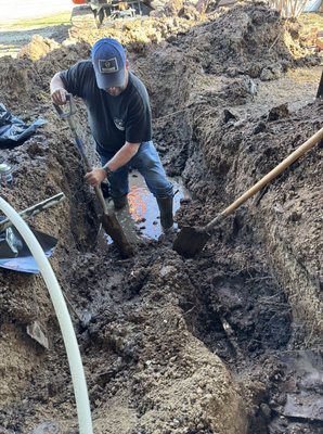 Emergency water line leak repair - Customer had an emergency water leak that they needed us find and repair. We were able to take care of them. Emergency water line leak repair - Customer had an emergency water leak that they needed us find and repair. We were able to take care of them.