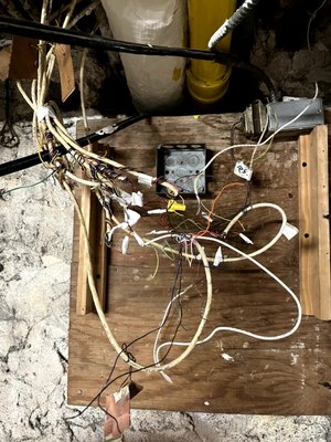 Wiring fix for a video intercom - This building intercom wasn't working due to poor wiring. Wiring fix for a video intercom - This building intercom wasn't working due to poor wiring.
