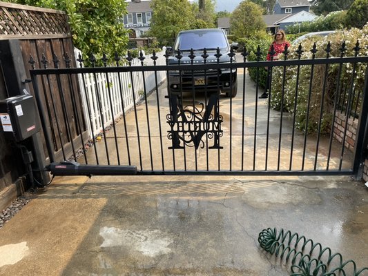 Old Gate Repair and Motor Installation, Los Gatos - LiftMaster LA500 Electric Swing Gate Motor installed by Precise Gate Door and Automatic Gates in Los Gatos. Customer contacted our company and explained that her gate is not working and that she wanted to install a new electric gate that will last longer. We repaired the broken parts in the gate instead of replacing the whole gate, which saved the customer a lot of money. Now her electric gate works quietly and it is secure more than ever! Old Gate Repair and Motor Installation, Los Gatos - LiftMaster LA500 Electric Swing Gate Motor installed by Precise Gate Door and Automatic Gates in Los Gatos. Customer contacted our company and explained that her gate is not working and that she wanted to install a new electric gate that will last longer. We repaired the broken parts in the gate instead of replacing the whole gate, which saved the customer a lot of money. Now her electric gate works quietly and it is secure more than ever!