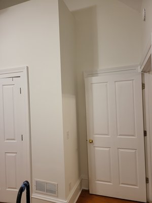 change of sheetrock and painting in the guest room - The walls were damaged , the client asked us to change the old sheetrock for new, we finished it with paint and the client was satisfied with the work. change of sheetrock and painting in the guest room - The walls were damaged , the client asked us to change the old sheetrock for new, we finished it with paint and the client was satisfied with the work.