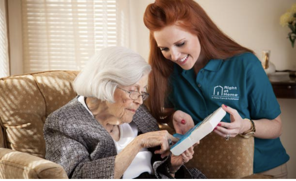Right At Home Companion Care - Over the course of your life, you’ve tailored your home to be exactly how you want it. You’ve set routines that feel familiar. However, as you get older, you may find it hard to keep up with things. You may struggle to do household chores or make your way around town. With our Companion Care services, we aim to make sure you don’t have to struggle with the day-to-day.

Right at Home caregivers provide assistance so you can live comfortably at home. More importantly, our caregivers promote healthy living and well-being through the benefits of social interaction.