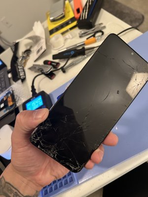 Tmobile Revll Quick Fix - Customer dropped her phone at work, uses her phone to do her job so she needed a quick fix, typically not a screen we have on hand, but our venders and same day shipping got the job done! Tmobile Revll Quick Fix - Customer dropped her phone at work, uses her phone to do her job so she needed a quick fix, typically not a screen we have on hand, but our venders and same day shipping got the job done!