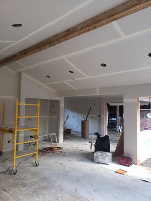 Drywall Installation for New House! - This project entailed an additional house where we installed the drywall hang and mudding! Drywall Installation for New House! - This project entailed an additional house where we installed the drywall hang and mudding!