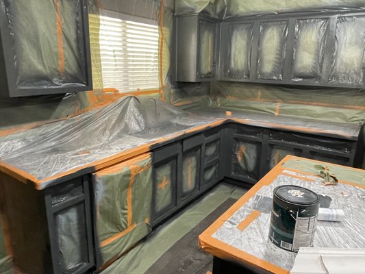 Kitchen painting - Upgraded paint for a new look Kitchen painting - Upgraded paint for a new look
