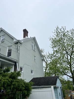 Soffit and facia  repair  - This was a repair done on facia. We removed the bent pieces, fabricated, new metal fascia, and installed. Soffit and facia  repair  - This was a repair done on facia. We removed the bent pieces, fabricated, new metal fascia, and installed.