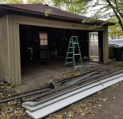 Garage Door Replacements - New Long Panel Hollow Garage Door Garage Door Replacements - New Long Panel Hollow Garage Door