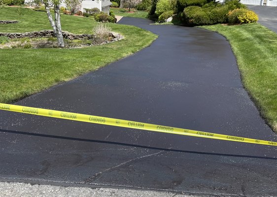 Driveways after we had finished Sealcoating and filling cracks - These are an Example of 3 Driveways we had done over the course of last year. Driveways after we had finished Sealcoating and filling cracks - These are an Example of 3 Driveways we had done over the course of last year.