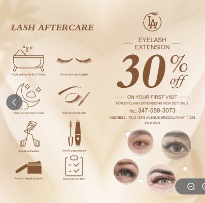 30% off - New client will get 30% off on eyelash extensions. call to have a consultation  30% off - New client will get 30% off on eyelash extensions. call to have a consultation 
