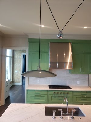 Kitchen Cabinets Painting - We recently completed a stunning kitchen cabinet painting project that has left our clients absolutely thrilled with the results. Our team of skilled professionals transformed the outdated, worn-out cabinets into a sleek, modern look that perfectly complements the overall style of the kitchen.
Using top-quality materials and equipment, we carefully prepared the surfaces before applying multiple layers of high-quality paint to ensure a durable, long-lasting finish. The new color scheme adds depth and character to the space, making it feel more inviting and inviting to spend time in.
Our team also ensured that the project was completed on time and within the client's budget, without compromising on quality. We pride ourselves on delivering exceptional results and customer satisfaction every time.
If you're looking to update your kitchen cabinets and give your space a fresh new look, our team of experts is ready to help. Contact us today for a free consultation and see how we can transform your space. Kitchen Cabinets Painting - We recently completed a stunning kitchen cabinet painting project that has left our clients absolutely thrilled with the results. Our team of skilled professionals transformed the outdated, worn-out cabinets into a sleek, modern look that perfectly complements the overall style of the kitchen.
Using top-quality materials and equipment, we carefully prepared the surfaces before applying multiple layers of high-quality paint to ensure a durable, long-lasting finish. The new color scheme adds depth and character to the space, making it feel more inviting and inviting to spend time in.
Our team also ensured that the project was completed on time and within the client's budget, without compromising on quality. We pride ourselves on delivering exceptional results and customer satisfaction every time.
If you're looking to update your kitchen cabinets and give your space a fresh new look, our team of experts is ready to help. Contact us today for a free consultation and see how we can transform your space.