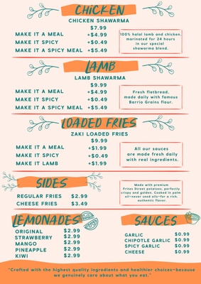 Check Out Our Menu! - Check out our delicious menu items Check Out Our Menu! - Check out our delicious menu items