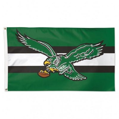 SPORTS FLAGS - Many licensed designs of Philadelphia Sports Team flags in stock.  Check out our website for in stock availability.  We have garden flags, house-mounted 28x40 inch, and 3x5 ft with brass grommets.

We can get any sports team and Division 1 University flag that you may be looking for.  Please call us for assistance or come in to see us today!
