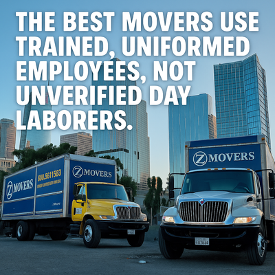 Check Before Book a Moving Company - What to Check Before Booking a Moving Company in Los Angeles
Hiring the right moving company in Los Angeles is the key to a smooth, stress-free move. With so many movers in LA, it’s important to know what to look for before booking.
1. Licensing & Insurance
Z Movers LLC is a fully licensed and insured Los Angeles moving company with a valid California Household Goods Carrier Permit (Cal-T number) and USDOT registration. We carry liability insurance and workers’ compensation to protect you, your home, and your belongings.
2. Transparent Pricing
By California law, we provide a written “Not-to-Exceed” estimate before your move begins. At Z Movers, our pricing is all-inclusive with no hidden fees for fuel, mileage, stairs, or wrapping.
3. Professional Crews
Our movers are trained, uniformed employees — never unverified day laborers. We show up on time in clean, branded trucks, ready to handle your move with care and professionalism.
4. Strong Reviews
Z Movers is proud to be a top-rated Los Angeles moving company with excellent reviews on Yelp and Google for reliability, integrity, and customer satisfaction.
5. Equipment & Protection
Every Z Movers truck is fully stocked with moving blankets, dollies, straps, wardrobe boxes, and floor protection to keep your move safe and efficient.
Final Tip
Don’t just choose the cheapest mover. Choose licensed, insured, and highly rated movers you can trust. With Z Movers, you’ll get peace of mind and a stress-free moving day.
📍 Z Movers LLC – West Hollywood, Los Angeles
📞 Call/Text: (800) 561-1583
🌐 www.zmoversla.com Check Before Book a Moving Company - What to Check Before Booking a Moving Company in Los Angeles
Hiring the right moving company in Los Angeles is the key to a smooth, stress-free move. With so many movers in LA, it’s important to know what to look for before booking.
1. Licensing & Insurance
Z Movers LLC is a fully licensed and insured Los Angeles moving company with a valid California Household Goods Carrier Permit (Cal-T number) and USDOT registration. We carry liability insurance and workers’ compensation to protect you, your home, and your belongings.
2. Transparent Pricing
By California law, we provide a written “Not-to-Exceed” estimate before your move begins. At Z Movers, our pricing is all-inclusive with no hidden fees for fuel, mileage, stairs, or wrapping.
3. Professional Crews
Our movers are trained, uniformed employees — never unverified day laborers. We show up on time in clean, branded trucks, ready to handle your move with care and professionalism.
4. Strong Reviews
Z Movers is proud to be a top-rated Los Angeles moving company with excellent reviews on Yelp and Google for reliability, integrity, and customer satisfaction.
5. Equipment & Protection
Every Z Movers truck is fully stocked with moving blankets, dollies, straps, wardrobe boxes, and floor protection to keep your move safe and efficient.
Final Tip
Don’t just choose the cheapest mover. Choose licensed, insured, and highly rated movers you can trust. With Z Movers, you’ll get peace of mind and a stress-free moving day.
📍 Z Movers LLC – West Hollywood, Los Angeles
📞 Call/Text: (800) 561-1583
🌐 www.zmoversla.com
