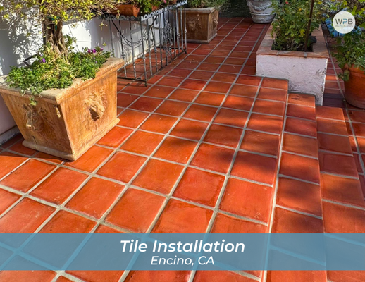 Tile Installation - Encino - This was a tile installation around a pool in the backyard Tile Installation - Encino - This was a tile installation around a pool in the backyard