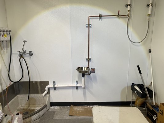 Add emergency eyewash station - Add emergency eyewash station for hotel staff. Add emergency eyewash station - Add emergency eyewash station for hotel staff.