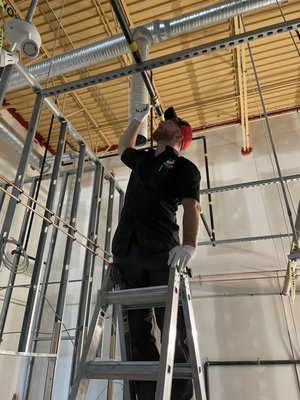 Commercial services - We offer plumbing services to commercial clients from rough in to service calls.