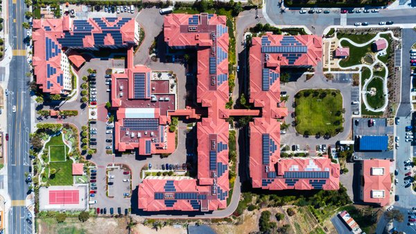Solar Installation Drone Photos - Solar installation drone shots