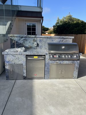 Outdoor Kitchen or BBQ tops. - Central Coast Countertops - BBQ Tops Outdoor Kitchen or BBQ tops. - Central Coast Countertops - BBQ Tops