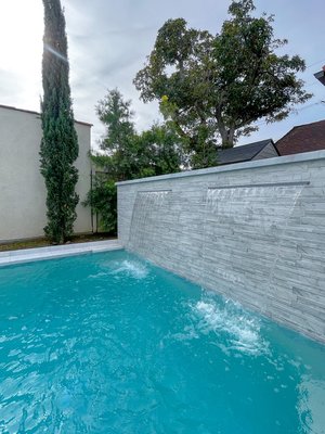 New Pool - This new pool was completely built from ground up. The owners loved the outcome & can’t wait to take a dip in it!