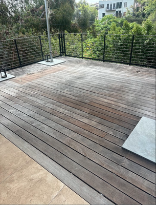 Wood Deck Restoration - **Wood Deck Restoration | Before & After**
This deck had become weathered and dull. We cleaned and restored the wood to bring out its natural color and give the outdoor space a fresh look.
PatioMaid provides deck cleaning and wood care throughout San Diego. Wood Deck Restoration - **Wood Deck Restoration | Before & After**
This deck had become weathered and dull. We cleaned and restored the wood to bring out its natural color and give the outdoor space a fresh look.
PatioMaid provides deck cleaning and wood care throughout San Diego.