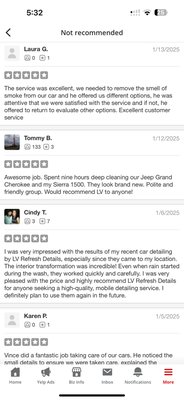 5-star Reviews From Yelp - Yelp has difficulty figuring out how to filter reviews and decided to remove all my 5-star reviews. Here is a collection up to date as of 01/23/2025.