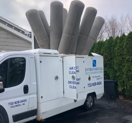 Powerful Equipment for Better Results - Poor indoor air quality can cause allergies, odors, and reduced HVAC efficiency. Dust and bacteria accumulate in ducts, circulating throughout your home. I provide high-powered air duct cleaning in Monmouth County, NJ, using industry-leading truck-mounted equipment to remove dust, allergens, and debris from your ductwork. HVAC vent cleaning ensures optimal airflow by eliminating blockages in your system, while furnace cleaning clears out soot, dirt, and buildup to improve heating efficiency.
For an added layer of protection, I also offer air duct sanitization, using an EPA-approved disinfectant to eliminate bacteria, mold, and odors. Unlike competitors with small, portable machines, my system ensures deep cleaning with superior suction power. As the owner, I personally handle every job, ensuring thorough and effective service. Note that I do not make appointments SOLELY for Dryer vent cleanings, but include it it my duct cleaning service. Powerful Equipment for Better Results - Poor indoor air quality can cause allergies, odors, and reduced HVAC efficiency. Dust and bacteria accumulate in ducts, circulating throughout your home. I provide high-powered air duct cleaning in Monmouth County, NJ, using industry-leading truck-mounted equipment to remove dust, allergens, and debris from your ductwork. HVAC vent cleaning ensures optimal airflow by eliminating blockages in your system, while furnace cleaning clears out soot, dirt, and buildup to improve heating efficiency.
For an added layer of protection, I also offer air duct sanitization, using an EPA-approved disinfectant to eliminate bacteria, mold, and odors. Unlike competitors with small, portable machines, my system ensures deep cleaning with superior suction power. As the owner, I personally handle every job, ensuring thorough and effective service. Note that I do not make appointments SOLELY for Dryer vent cleanings, but include it it my duct cleaning service.