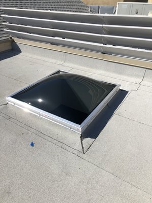 Skylight Installation - Installed a new double-dome skylight for enhanced natural light and improved thermal insulation. Skylight Installation - Installed a new double-dome skylight for enhanced natural light and improved thermal insulation.