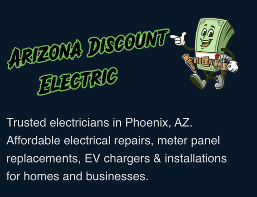 Why should you choose us? - When it comes to electrical services, experience and reputation matter. We have built a strong reputation in Phoenix, AZ by consistently delivering top-notch electrical solutions at competitive prices. Here’s why our customers continue to choose us:

Expert Electricians
Every technician on our team is licensed, highly trained, and experienced in handling all types of electrical work.

Affordable, Transparent Pricing
We believe in fair pricing without hidden fees, ensuring you get the best value for your investment.

Commitment to Safety
Electrical work must be done right the first time. We follow strict safety protocols and ensure full compliance with Phoenix, AZ electrical codes.

Customer-First Approach
We prioritize clear communication, respect for your property, and solutions tailored to your specific needs.

We take pride in helping our community power their homes and businesses with efficient, safe, and innovative electrical solutions.