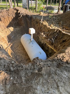 Underground propane tank install - Keep it out of sight and out of mind! We specialize in professional underground propane tank installations. Contact our team today to get your questions answered or to schedule a service.