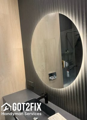 Fresh Look for the Bathroom! - We installed a new mirror and connected the lighting in the bathroom 🪞💡
Now the sink area looks stylish, modern, and highly functional.
🔧 What we did:
– Mounted the mirror with clean, secure installation
– Connected lighting for better comfort and visibility
– Checked all elements for reliability and safety Fresh Look for the Bathroom! - We installed a new mirror and connected the lighting in the bathroom 🪞💡
Now the sink area looks stylish, modern, and highly functional.
🔧 What we did:
– Mounted the mirror with clean, secure installation
– Connected lighting for better comfort and visibility
– Checked all elements for reliability and safety
