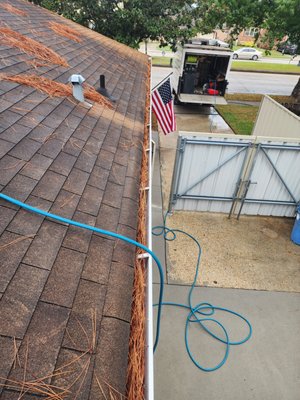 Gutter Services - Our team of experienced professionals is dedicated to providing thorough and efficient gutter cleaning services. We go beyond removing leaves and debris, ensuring your gutters are free-flowing and ready to handle rainwater effectively.