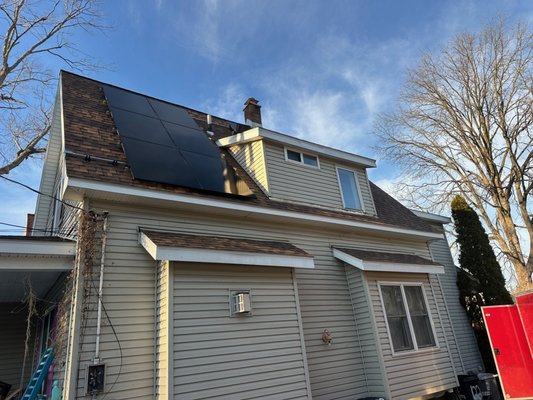 Residential Solar & Battery Backup Install - This project features a residential solar installation paired with an Enphase IQ Battery 10C energy storage system, creating a smart home energy solution. The high-efficiency solar panels and Enphase microinverters maximize production while the battery provides reliable backup power during grid outages.
The Enphase 10C battery allows the homeowner to store excess solar energy generated during the day and use it when needed—helping increase energy independence and improve resilience. Clemens Electric handled the complete process including system design, permitting, installation, and commissioning to deliver a clean, reliable solar and battery backup system built for long-term performance.