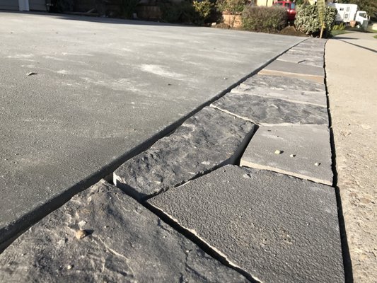Camarillo Driveway - We did the Driveway and masonry for the front entrance of the house.