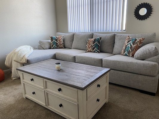 SATISFIED CUSTOMERS - These are customized sectionals & that the customers were extremely content with them. They choice from different fabrics, colors & sizes! SATISFIED CUSTOMERS - These are customized sectionals & that the customers were extremely content with them. They choice from different fabrics, colors & sizes!