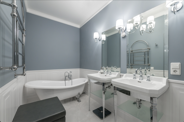 Bathroom Remodel 2021 - It was a pleasure to be a part of this spectacular bathroom remodel. Our client had a very specific aesthetic model in mind and we were happy to accommodate them! In addition to new plumbing and electrical work, this project included interior painting, retiling and appliance selection and installation. Bathroom Remodel 2021 - It was a pleasure to be a part of this spectacular bathroom remodel. Our client had a very specific aesthetic model in mind and we were happy to accommodate them! In addition to new plumbing and electrical work, this project included interior painting, retiling and appliance selection and installation.