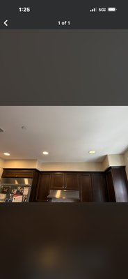 Crown molding in kitchen - New crown molding in kitchen Crown molding in kitchen - New crown molding in kitchen