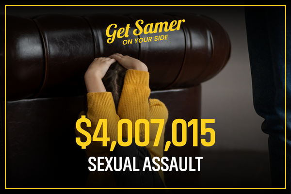 Assault Recoveries - If you or a loved one have been the victim of sexual assault, battery, or rape, contact the Law Offices of Samer Habbas and Associates for aggressive representation.