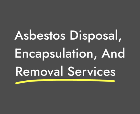 Hazardous Material Removal - A Abatement Services LLC