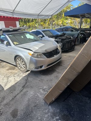Minor collision repair - This lady was stressed out when she brought me the car because the body shop wanted to take 2 weeks and get 2200 dollars out her pocket book.. I put her at ease in one day and charged her 600 dollars for 2 bumpers with body work and a rocker panel..she was speechless and I was satisfied with another happy customer.. no secrets here we are not looking to get rich off one person's vehicle..people should not be taken advantage of because they made a mistake that they have no idea how to fix.. just call speedeezz and get it done no hassle