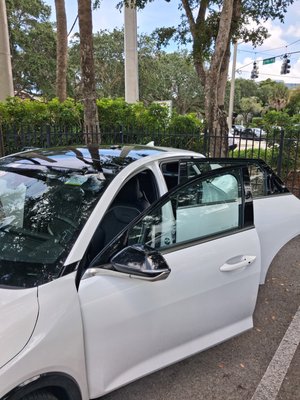 2026 Kia k4 - This car was a fish bowl before I recommended 20%ceramic for the 4 windows and 15% regular on the back. Turns out to be more comforting for the client. 2026 Kia k4 - This car was a fish bowl before I recommended 20%ceramic for the 4 windows and 15% regular on the back. Turns out to be more comforting for the client.