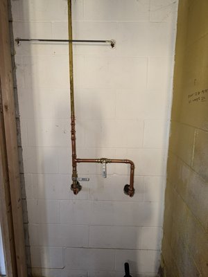 New valves - These old valves were leaking and not in working order. We had to shut the water off outside the house and replace both valves so the homeowner was able to use them incase of an emergency New valves - These old valves were leaking and not in working order. We had to shut the water off outside the house and replace both valves so the homeowner was able to use them incase of an emergency