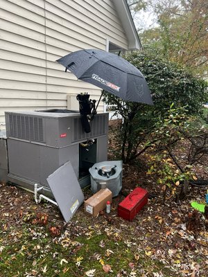 Blower repair, summer 2022 - This repair was done on a newer package unit. The blower went out due to low air temperatures. The blower was never set up properly on installation which caused lower airflow, which led to too cold air temps, which led to the failure of the motor. Ecm and variable speed blowers are very susceptible to damage from moisture in the air. Too cold of air temps will cause the airs humidity to rise which will in return damage the motor.
Improper installations account for 60% of all hvac failures. Let us fix what the last company failed to do right the first time. Blower repair, summer 2022 - This repair was done on a newer package unit. The blower went out due to low air temperatures. The blower was never set up properly on installation which caused lower airflow, which led to too cold air temps, which led to the failure of the motor. Ecm and variable speed blowers are very susceptible to damage from moisture in the air. Too cold of air temps will cause the airs humidity to rise which will in return damage the motor.
Improper installations account for 60% of all hvac failures. Let us fix what the last company failed to do right the first time.