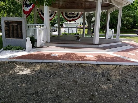 Brick and stone gazebo - Brick and stone gazebo N. Hampton nh