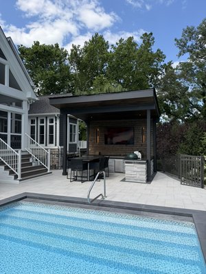 Poolside pavillion with outdoor kitchen - Dreaming of the perfect backyard? We design and build custom outdoor living spaces, including pavilions, composite decks, outdoor kitchens, pergolas, and more. From concept to completion, Davis Remodels LLC delivers quality craftsmanship built to last.
Contact us today for a free estimate and let’s bring your vision to life! Poolside pavillion with outdoor kitchen - Dreaming of the perfect backyard? We design and build custom outdoor living spaces, including pavilions, composite decks, outdoor kitchens, pergolas, and more. From concept to completion, Davis Remodels LLC delivers quality craftsmanship built to last.
Contact us today for a free estimate and let’s bring your vision to life!